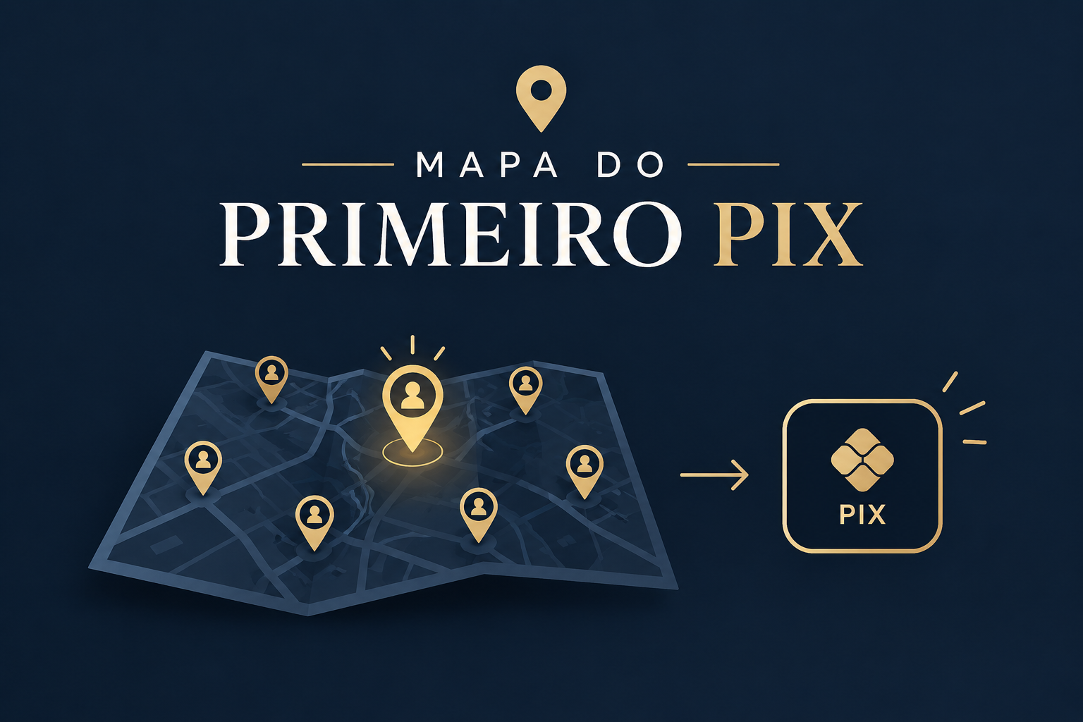 Mapa do Primeiro PIX: encontre seu primeiro cliente